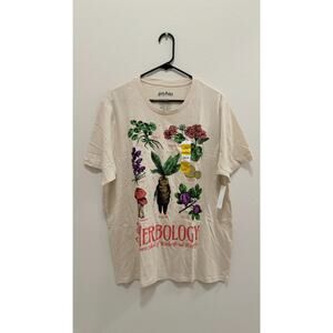 Harry Potter Herbology Botanical Plants T-Shirt - Men's Large - NWT